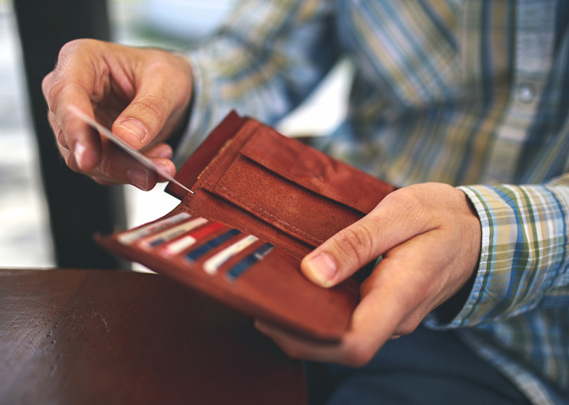 Person making a payment