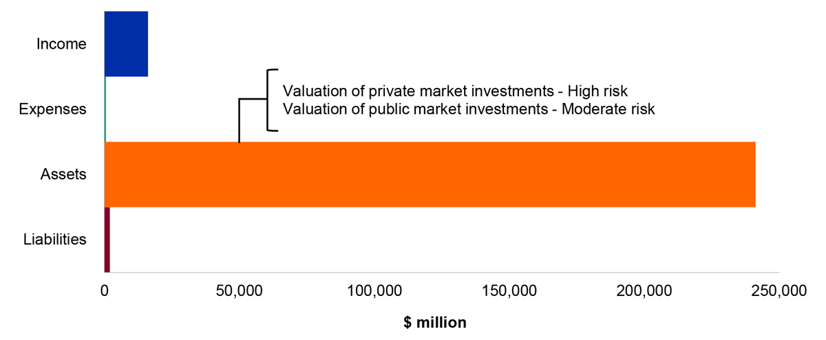 Figure 4.10.2: Key administered financial balances and areas of financial statements risk