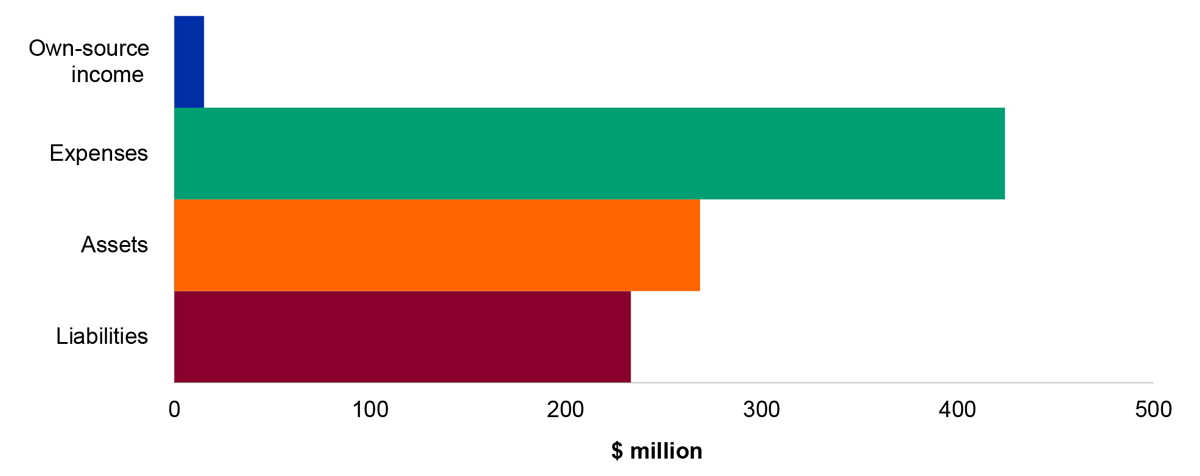Figure 4.23.1: Key departmental financial balances and areas of financial statements risk