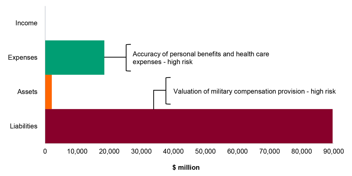 Figure 4.6.2: Key administered financial balances and areas of financial statements risk