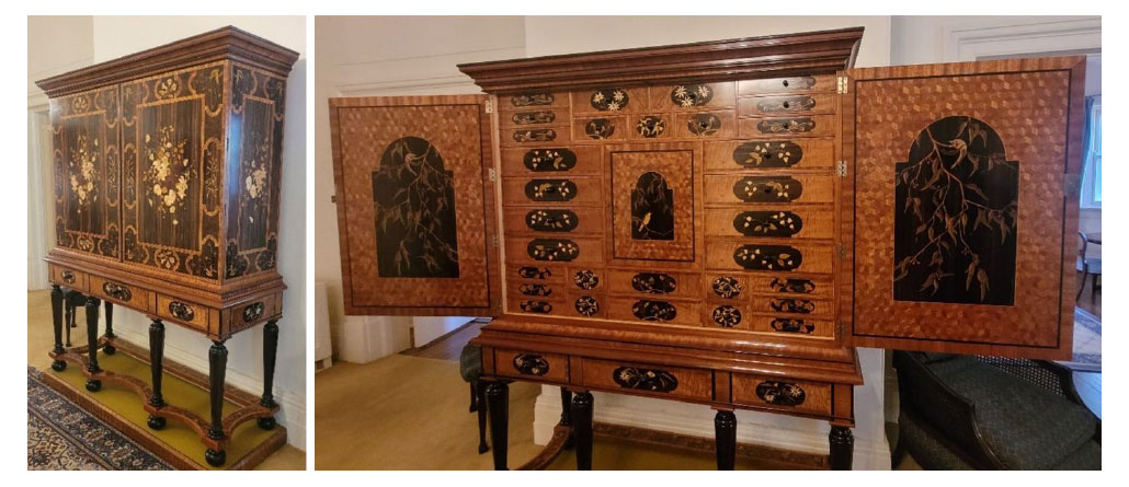 Photographs of the Yarralumla (Dad’s) cabinet, which is on load from the Australiana Fund