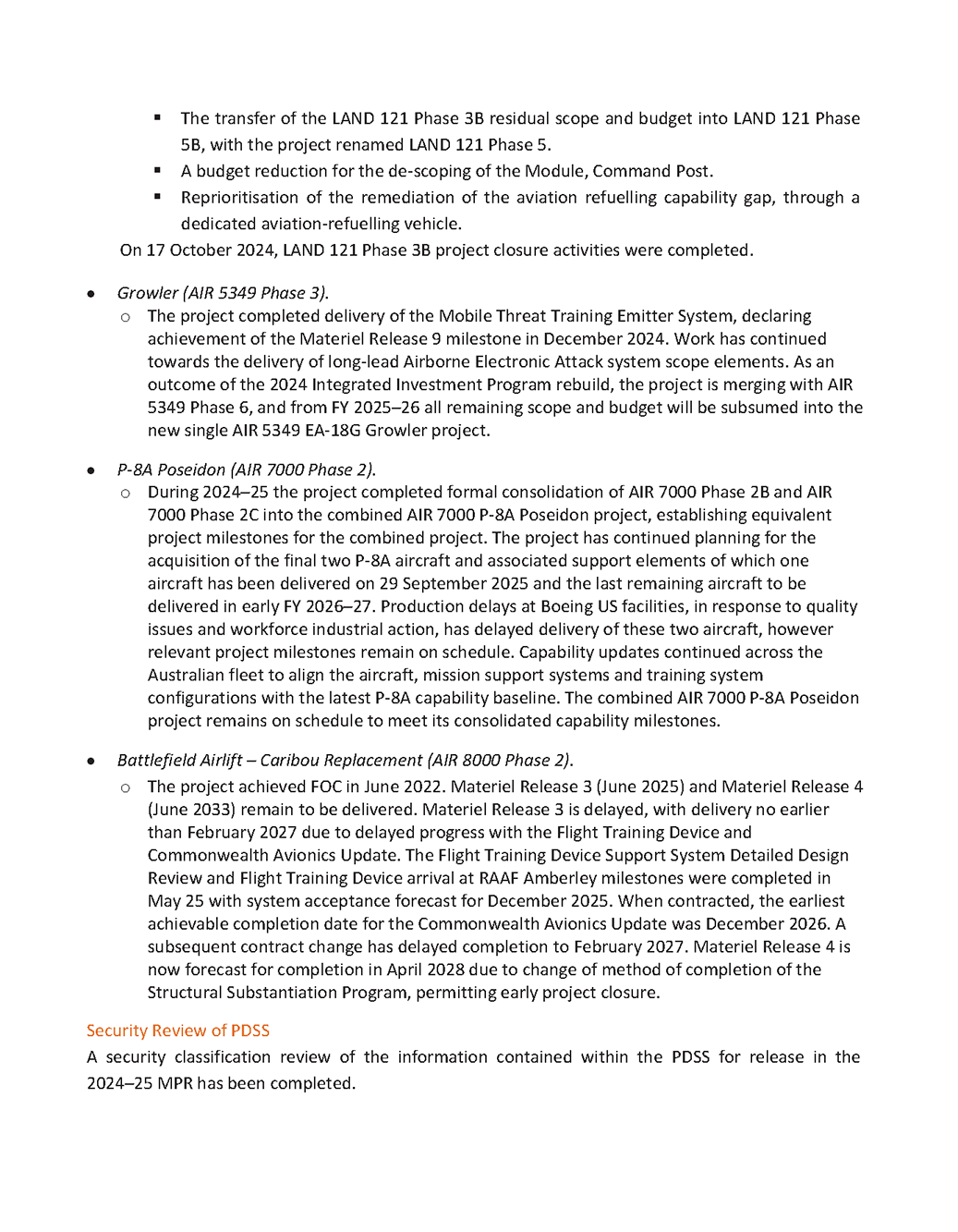 Statement by the Secretary of Defence  page 3