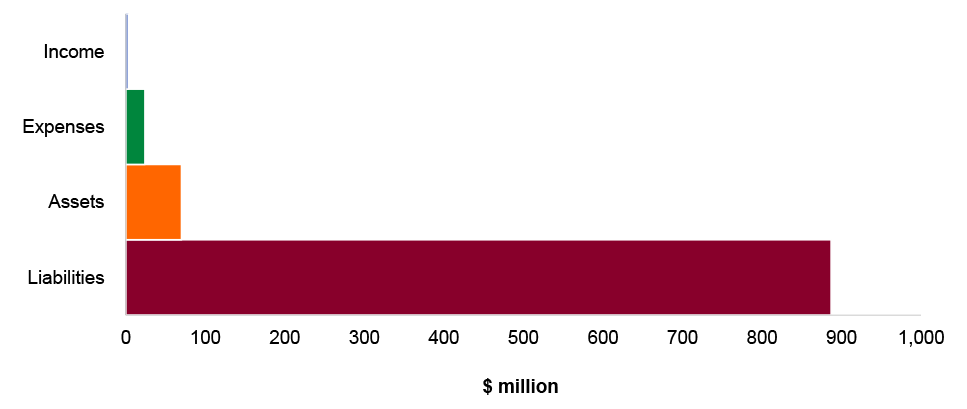Figure 4.16.5: Key administered financial statements balances