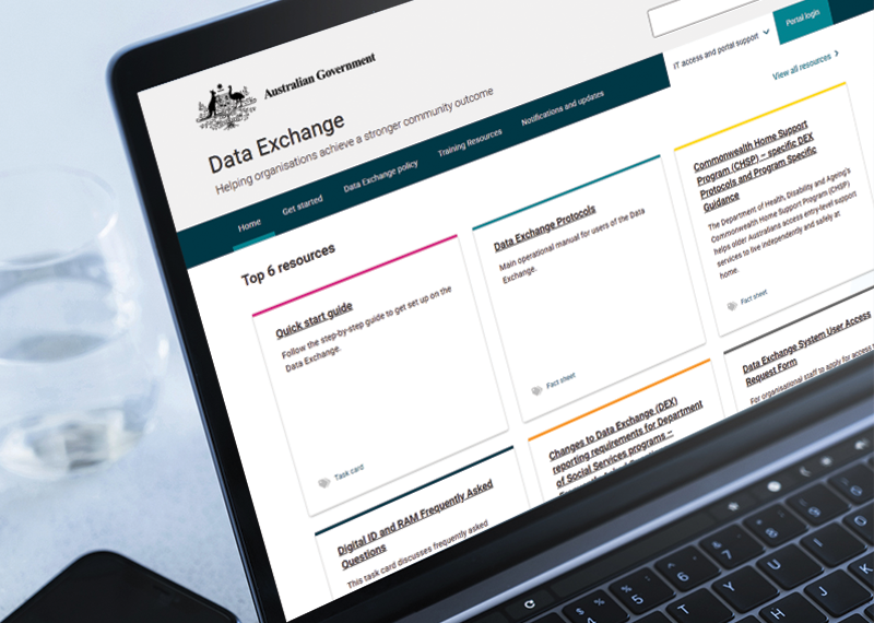 Management of performance reporting through the Data Exchange