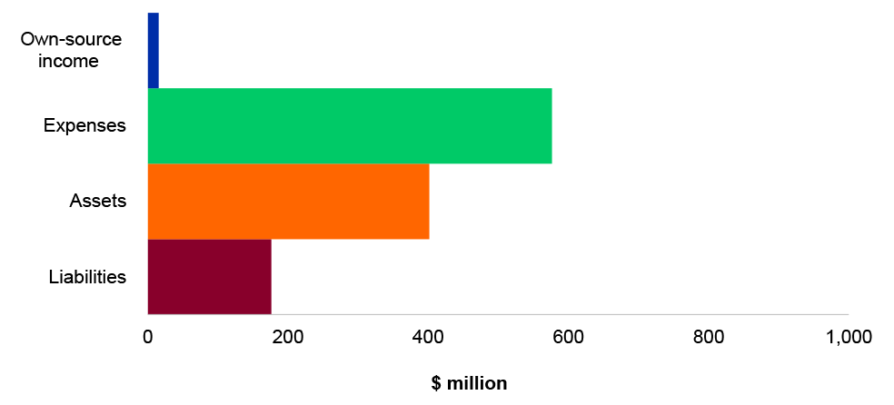 Figure 4.17.1: Key departmental financial balances and areas of financial statements risk