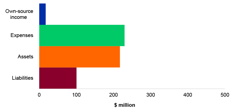 Figure 4.27.1: Key departmental financial balances and areas of financial statements risk