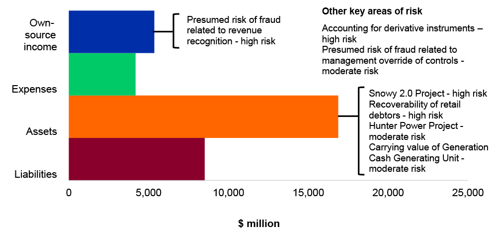 Figure 4.4.1: Key financial balances and areas of financial statements risk