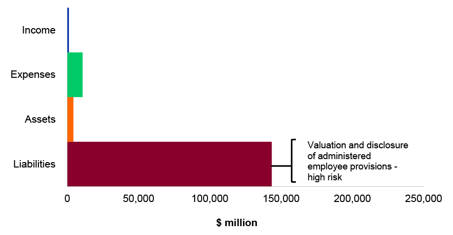 Figure 4.5.2: Key administered financial balances and areas of financial statements risk