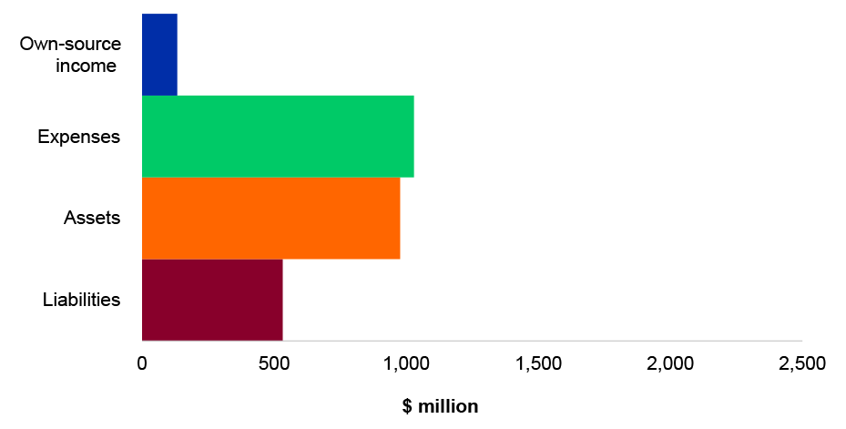 Figure 4.8.1: Key departmental financial balances and areas of financial statements risk