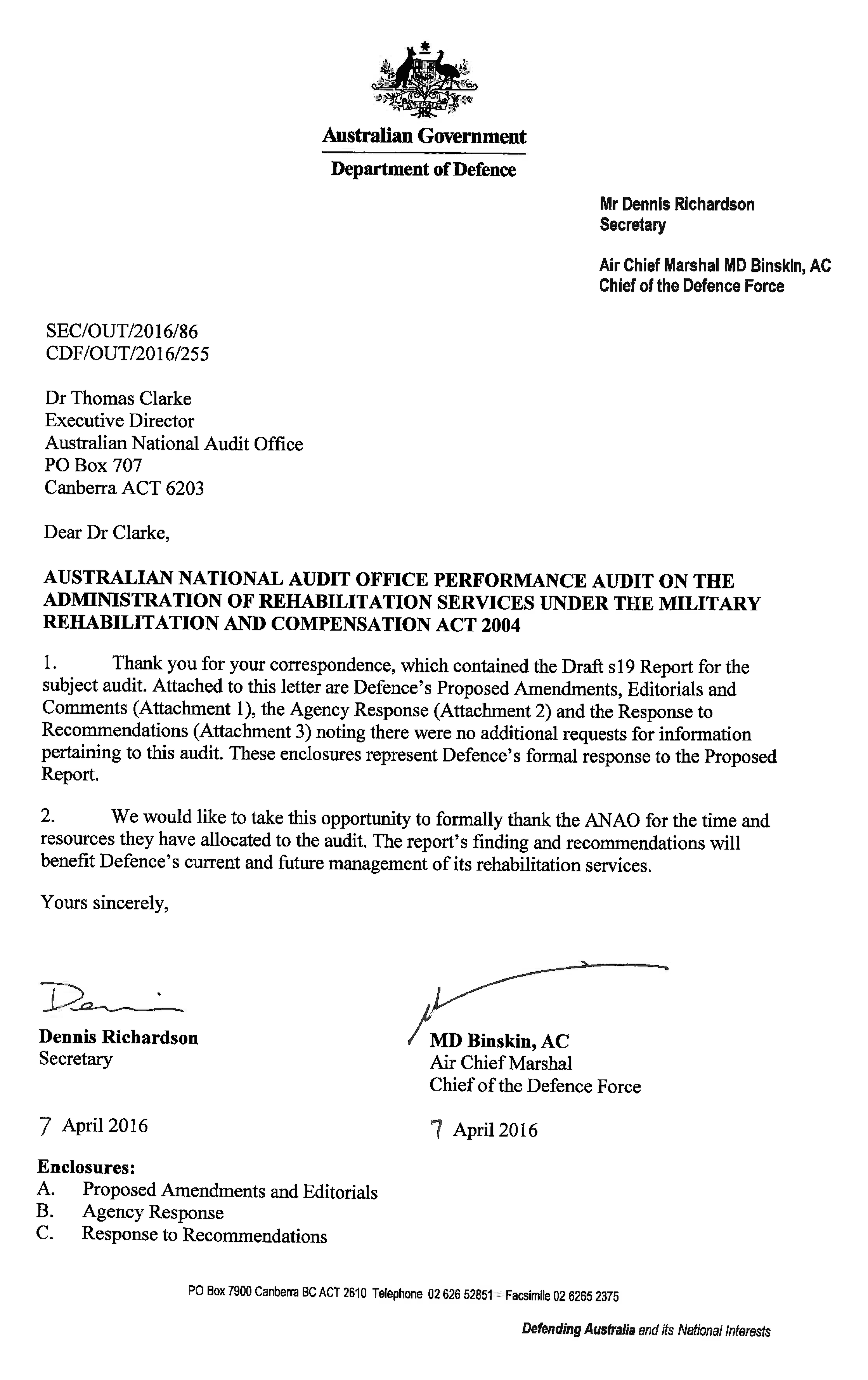 response letter response letter