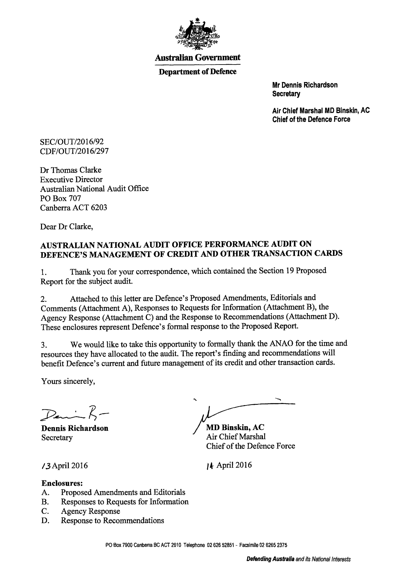 Response letter