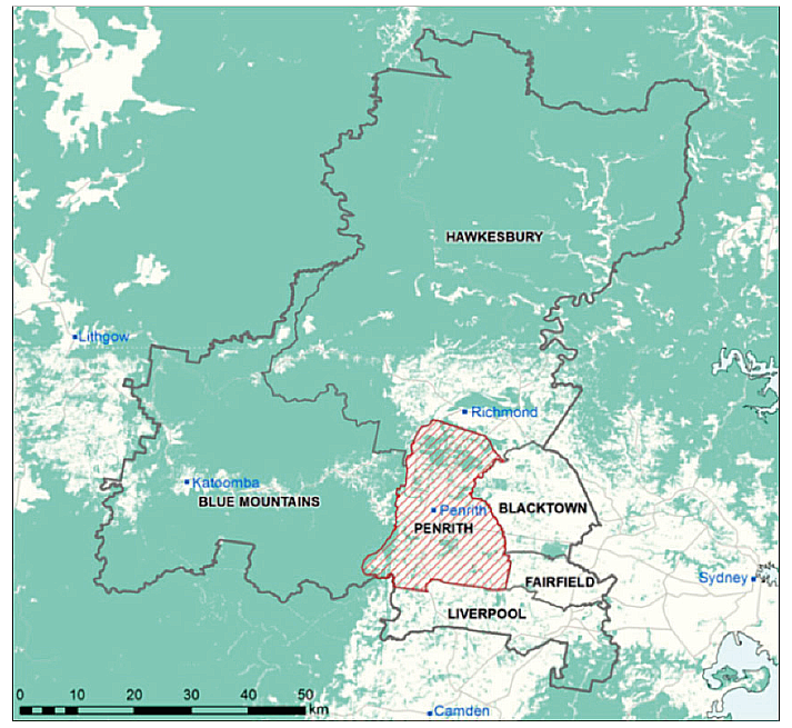 Cumberland Conservation Corridor—location of grant recipients