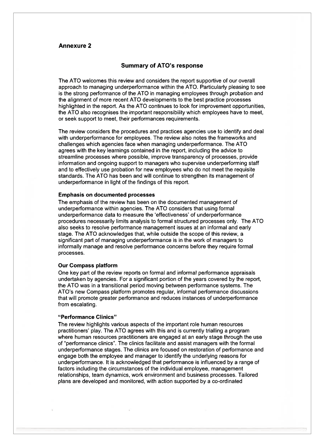 Annex 2 of Response from Australian Taxation Office
