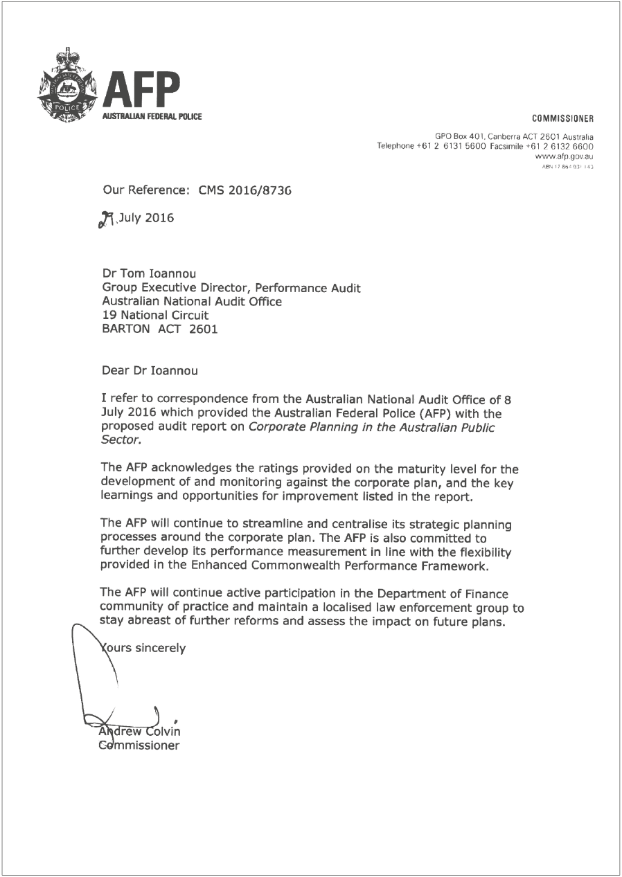 AFP response
