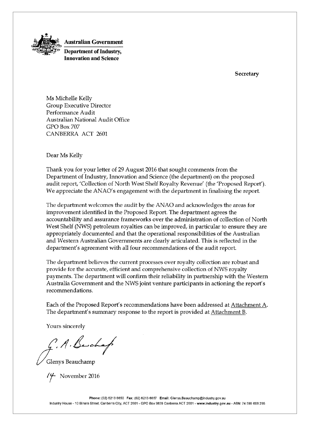Image of Entity response letter Image of Entity response letter