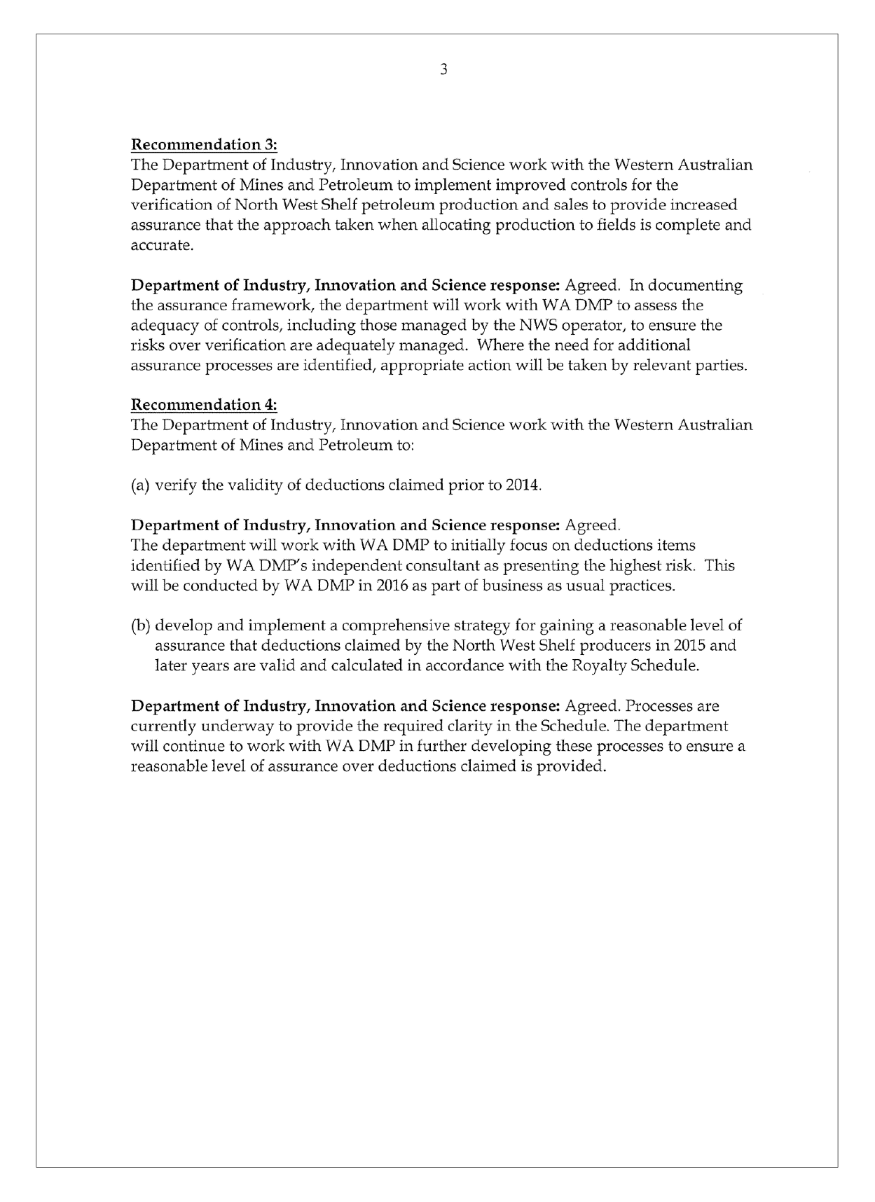 Image of Response letter Attachment A page 1 Image of Response letter Attachment A page 1