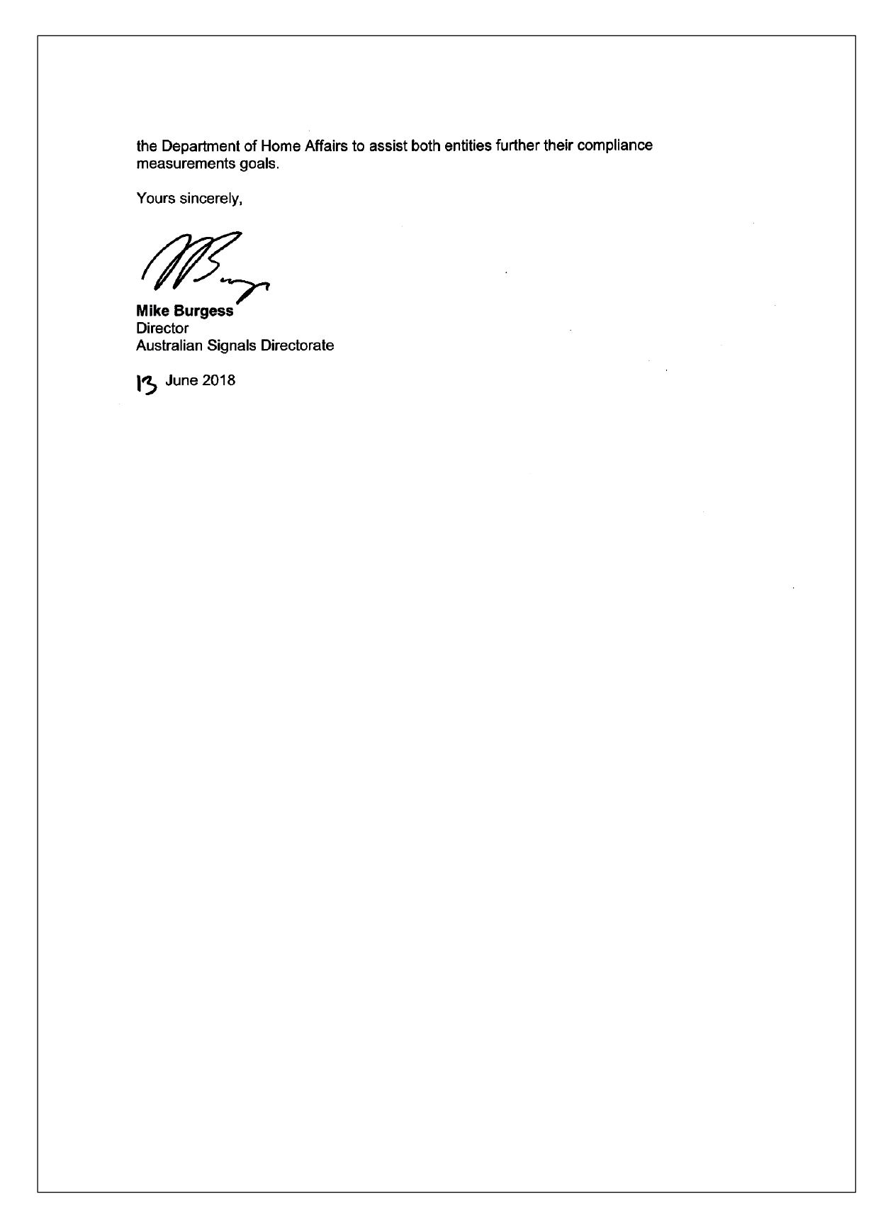 Defence response letter p.2 Defence response letter p.2