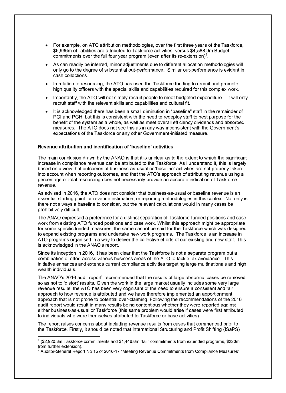 Page 3 of the Australian Taxation Office's response Page 3 of the Australian Taxation Office's response