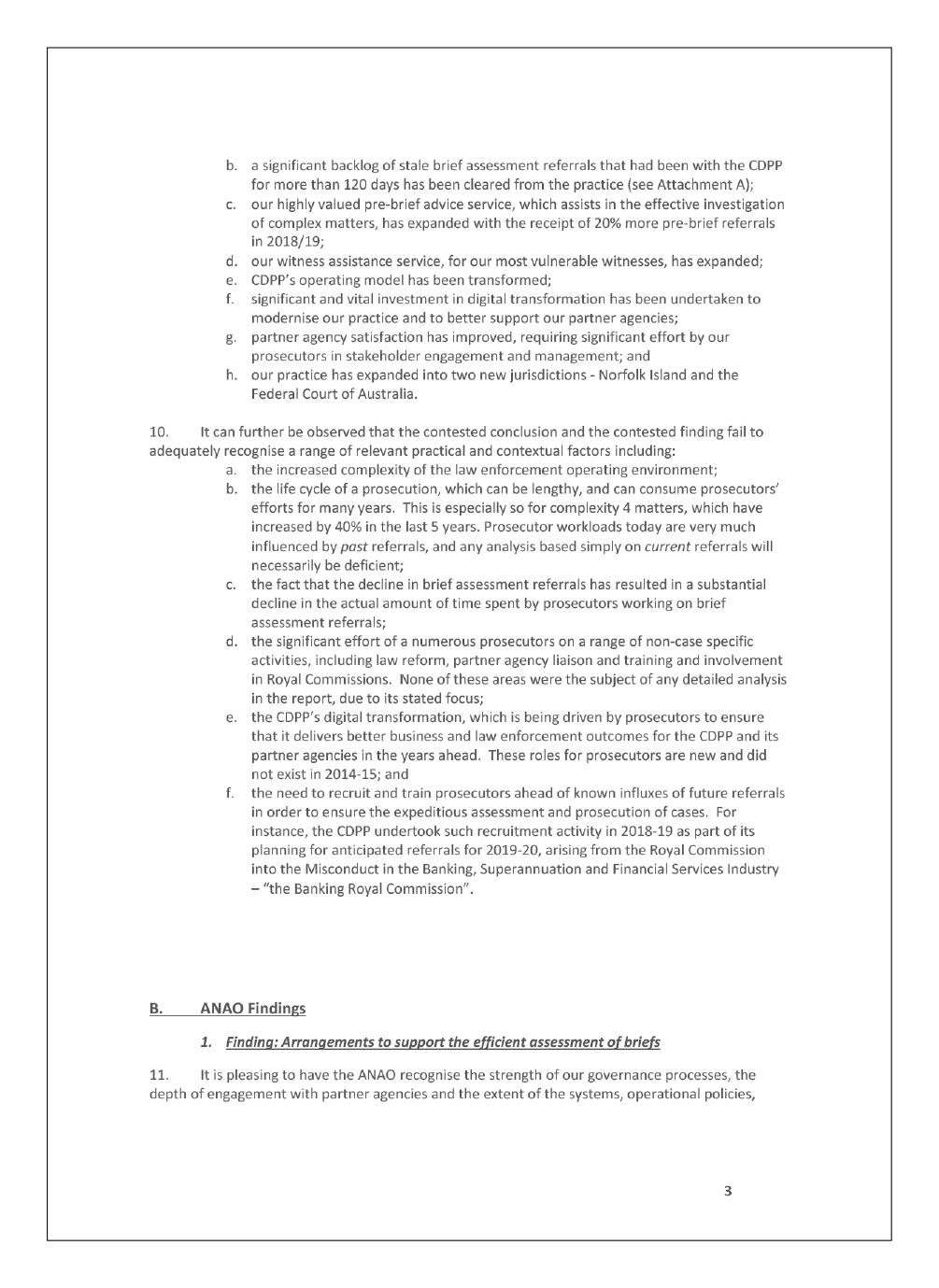 Page 3 of the entity's response Page 3 of the entity's response
