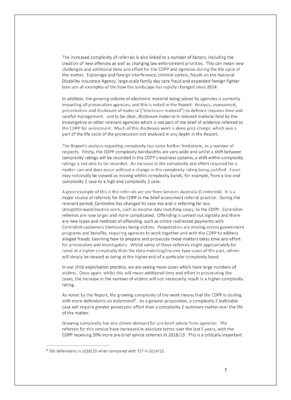 Page 7 of the entity's response Page 7 of the entity's response