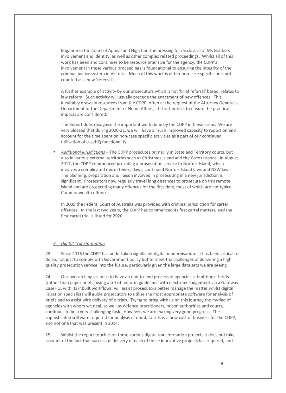 Page 9 of the entity's response Page 9 of the entity's response