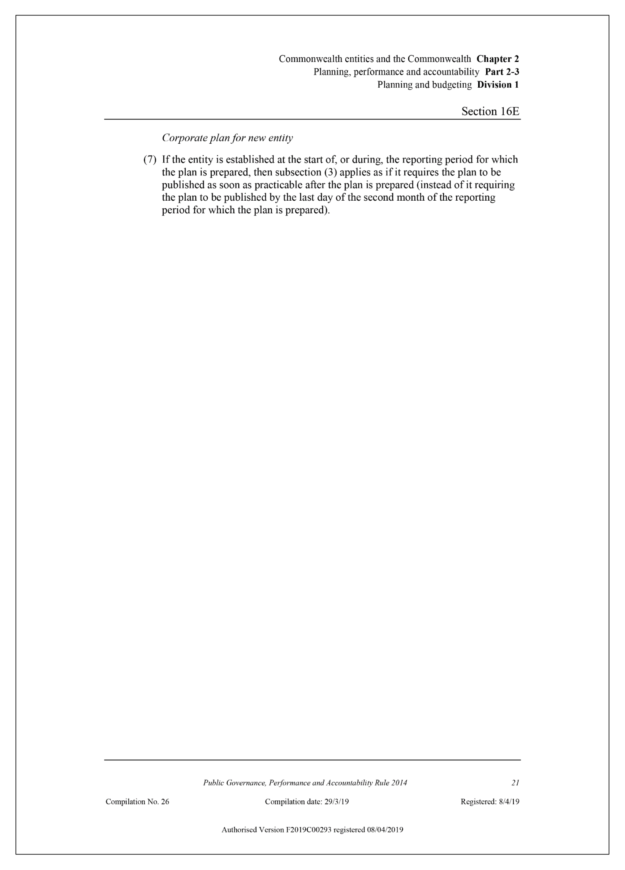 Extract of PGPA Rule 2014 page 3 Extract of PGPA Rule 2014 page 3