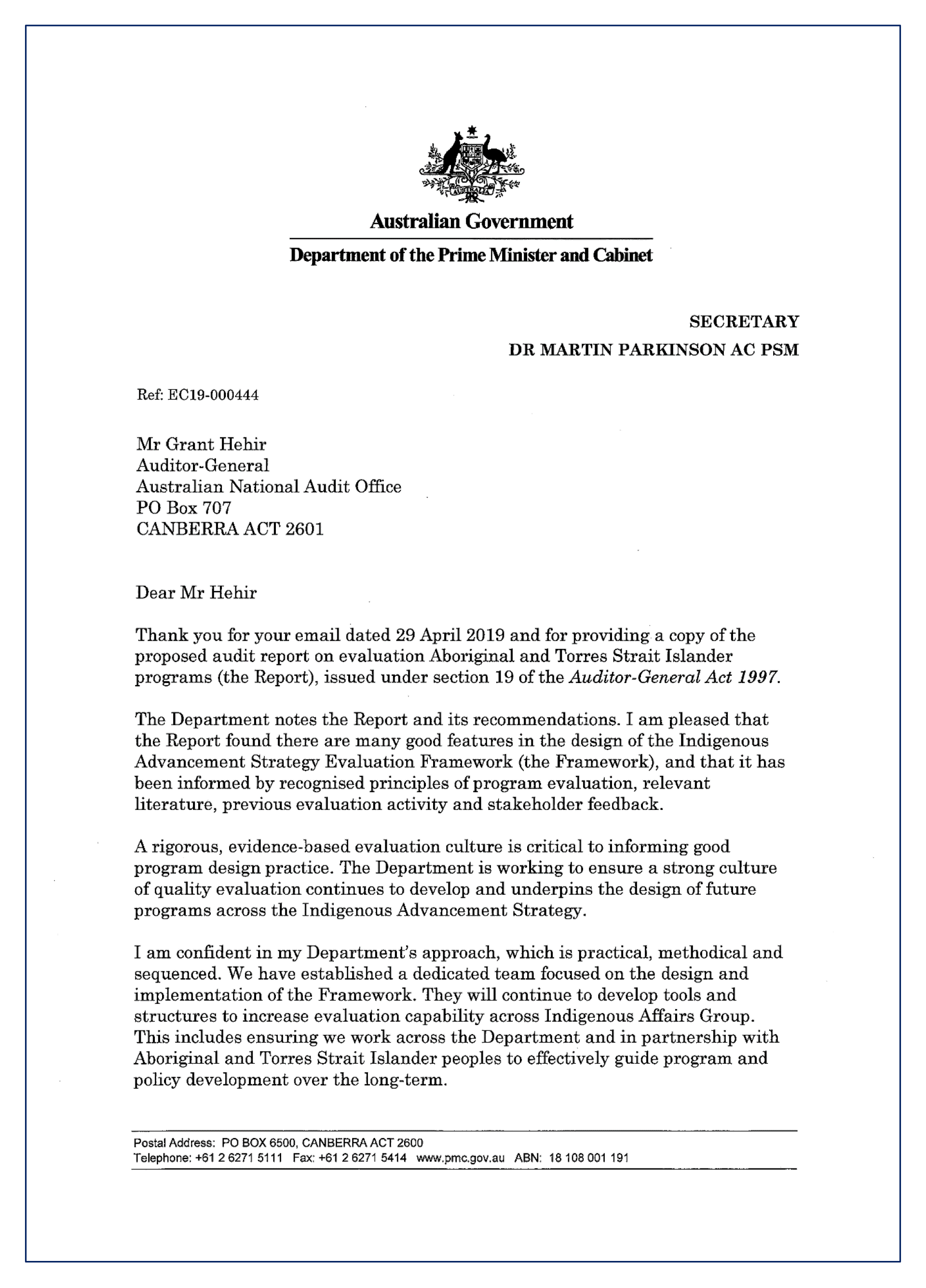 Entity response page 1
