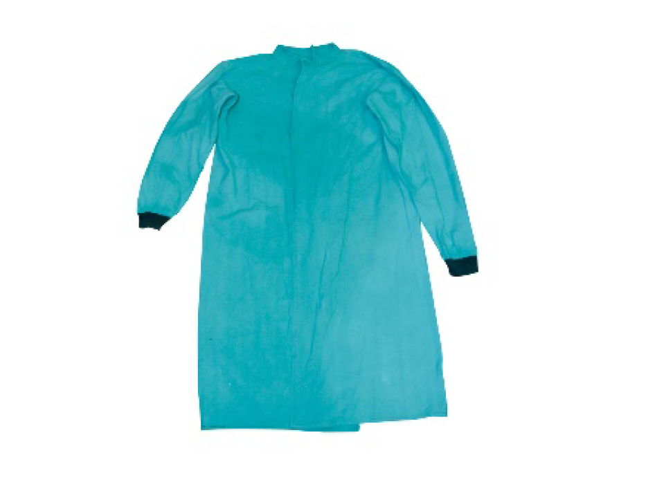 Photograph of a surgical gown.
