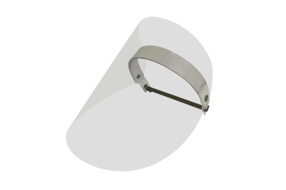 Photograph a face shield.