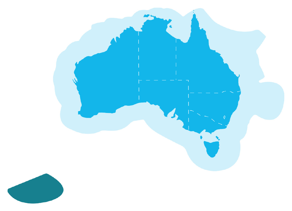 The geographical location of the Heard and McDonald Islands Fishery Map. The geographical location of the Heard and McDonald Islands Fishery Map.