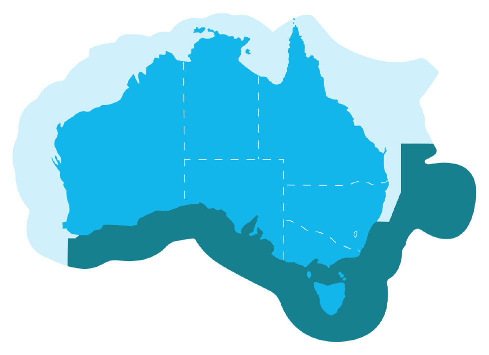 The geographical location of the Southern and Eastern Scalefish and Shark Fishery Map. The geographical location of the Southern and Eastern Scalefish and Shark Fishery Map.