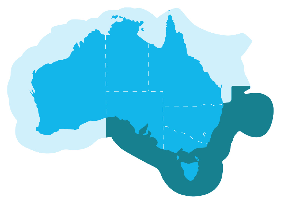 The geographical location of the Southern Squid Jig Fishery Map. The geographical location of the Southern Squid Jig Fishery Map.
