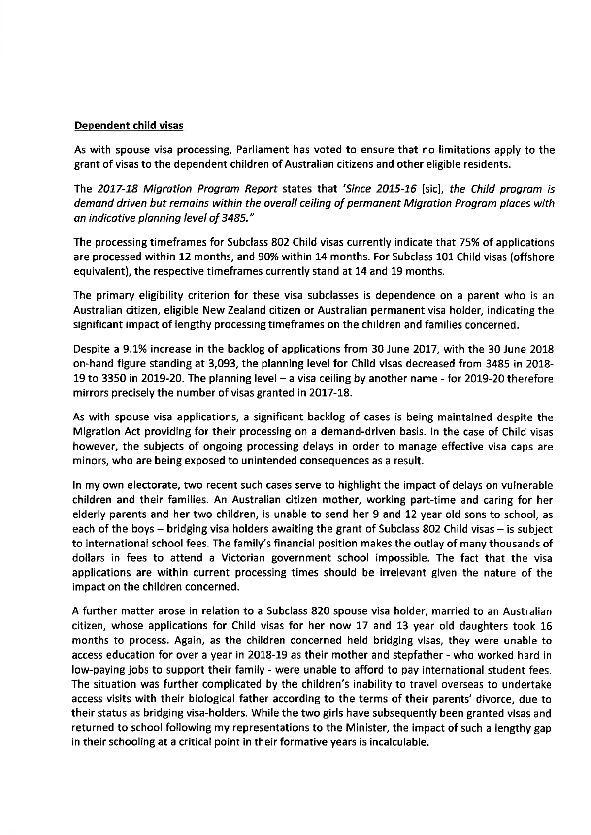 Request for audit from Mr Julian Hill MP (page 3) Request for audit from Mr Julian Hill MP (page 3)