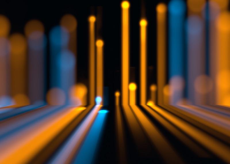 Financial graph on technology abstract background