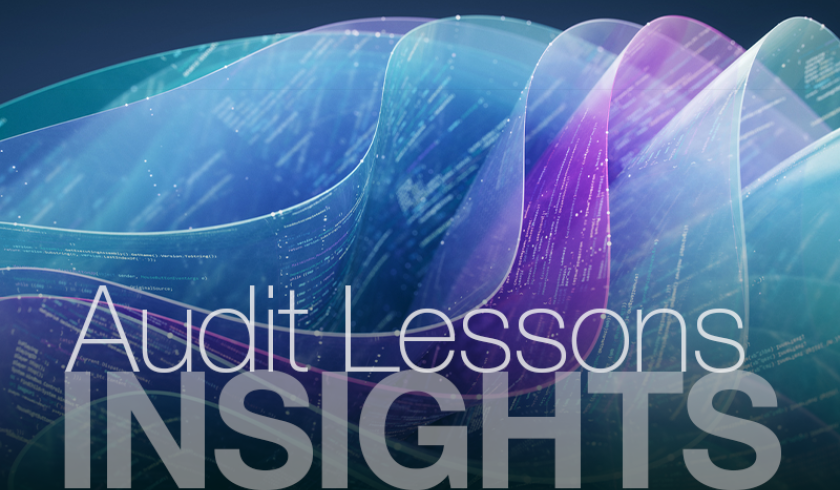 Audit Lessons - Governance of Data